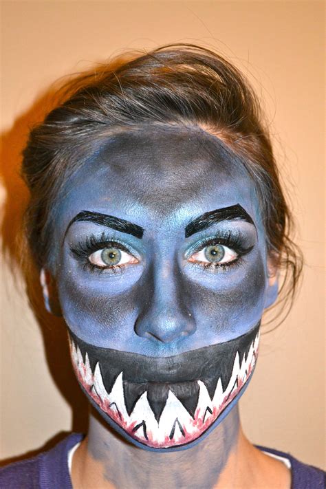 cute shark makeup|shark makeup for women.